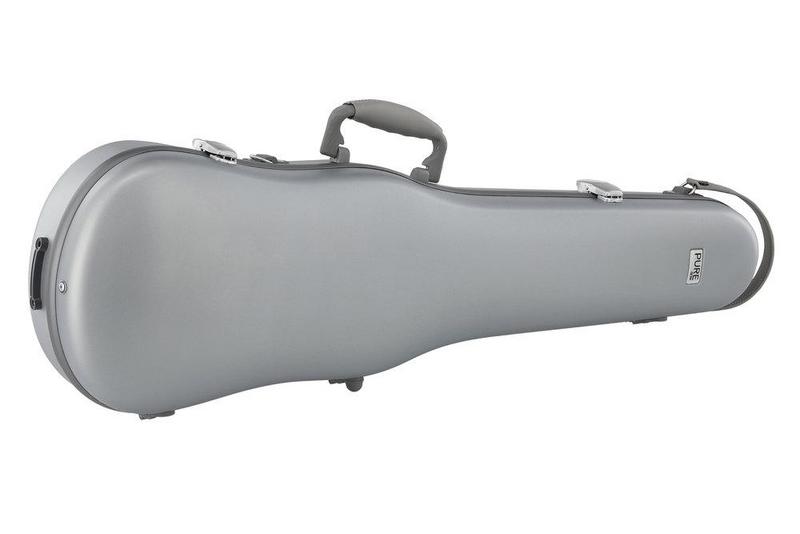 Image of Gewa Pure Form Polycarbonate violin case - Silver